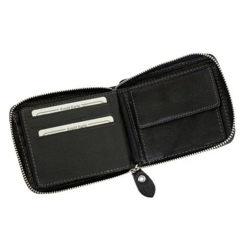 środek portfela WILD 702 przegrody na dokumenty / WILD 702 leather wallet document compartments